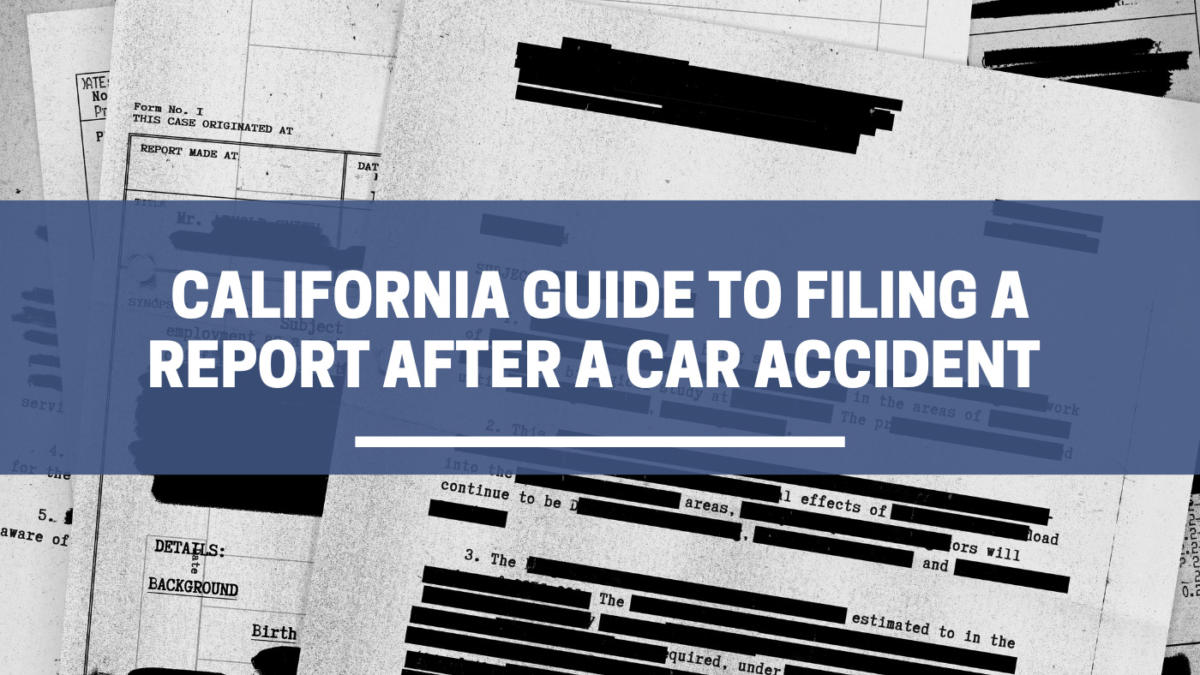 police report car accident california pdf