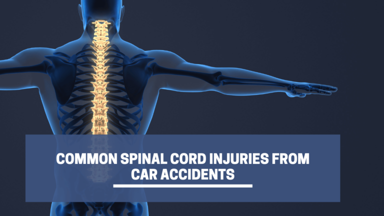 Common Spinal Cord Injuries From Car Accidents